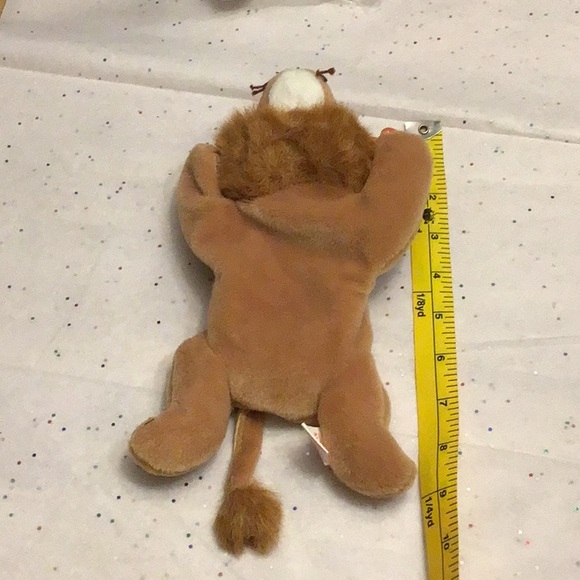 TY Original Beanie Baby retired new w tag, ROARY 1996, excellent - Picture 7 of 8